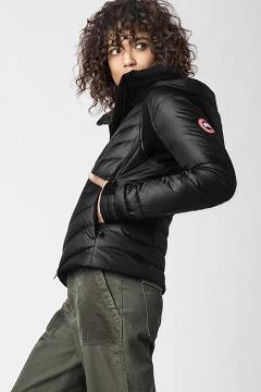 Chamarras Canada Goose Mujer México - HyBridge Chaqueta De Plumas Negros SD5184930